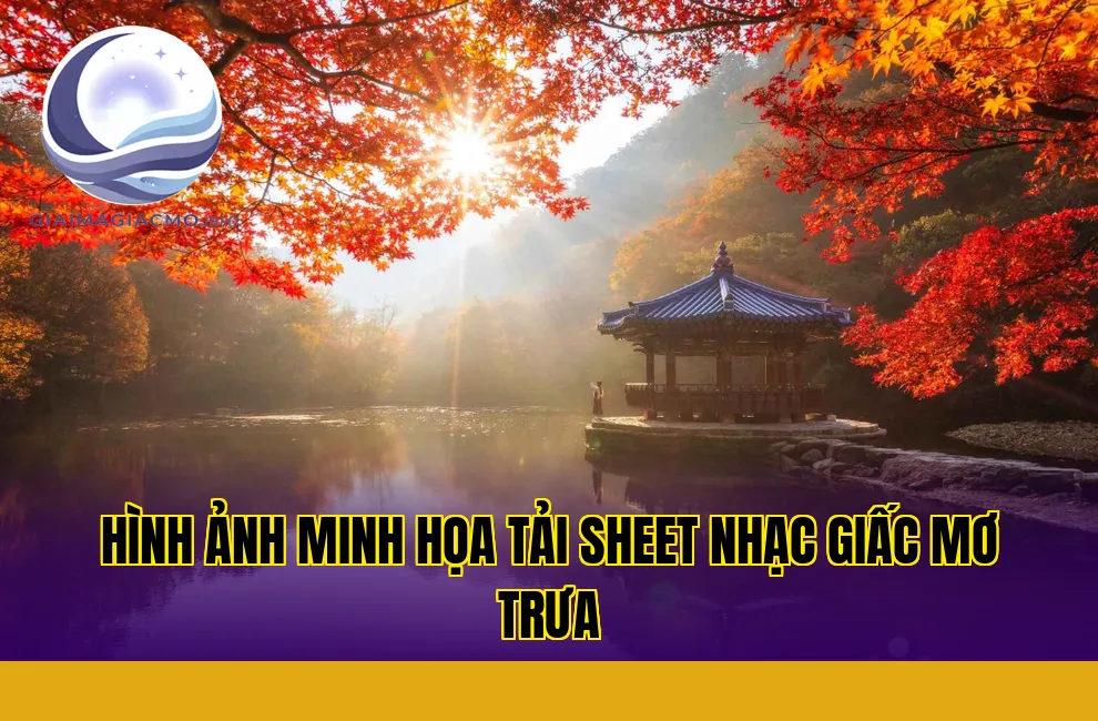 hình ảnh minh họa tải sheet nhạc giấc mơ trưa