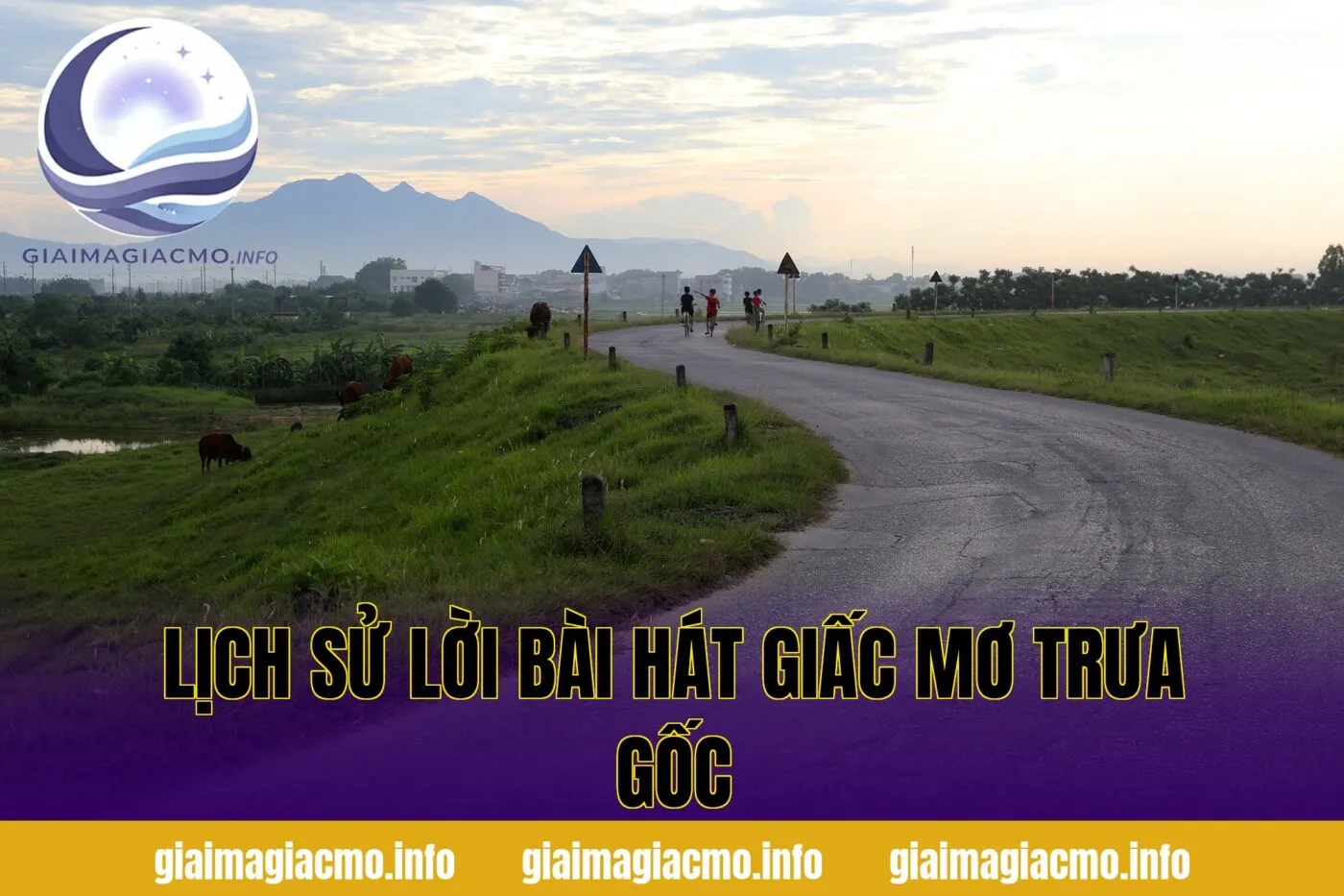 lịch sử lời bài hát giấc mơ trưa gốc