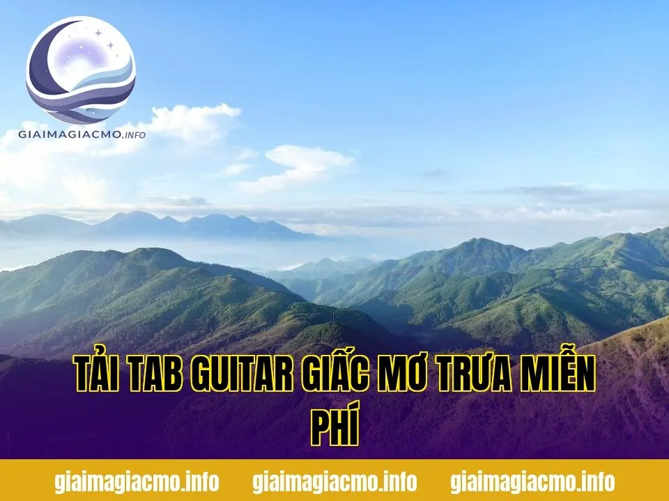 tải tab guitar giấc mơ trưa miễn phí