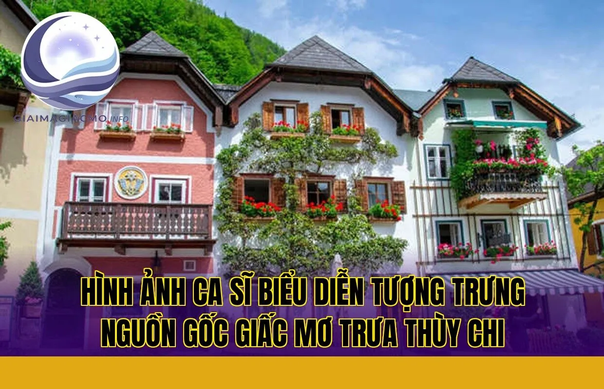 hình ảnh ca sĩ biểu diễn tượng trưng nguồn gốc giấc mơ trưa Thùy Chi