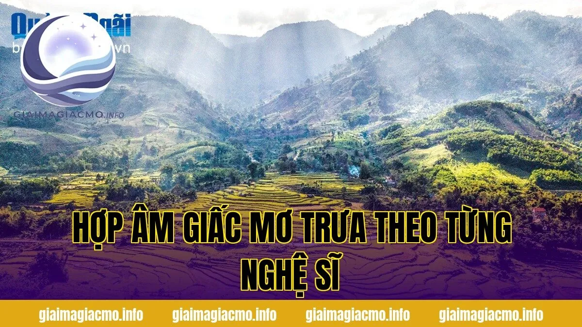 hợp âm giấc mơ trưa theo từng nghệ sĩ