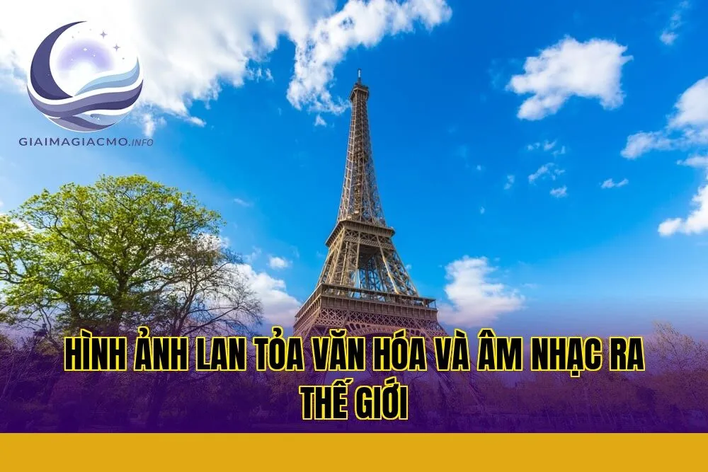 hình ảnh lan tỏa văn hóa và âm nhạc ra thế giới