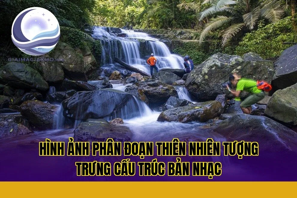 hình ảnh phân đoạn thiên nhiên tượng trưng cấu trúc bản nhạc