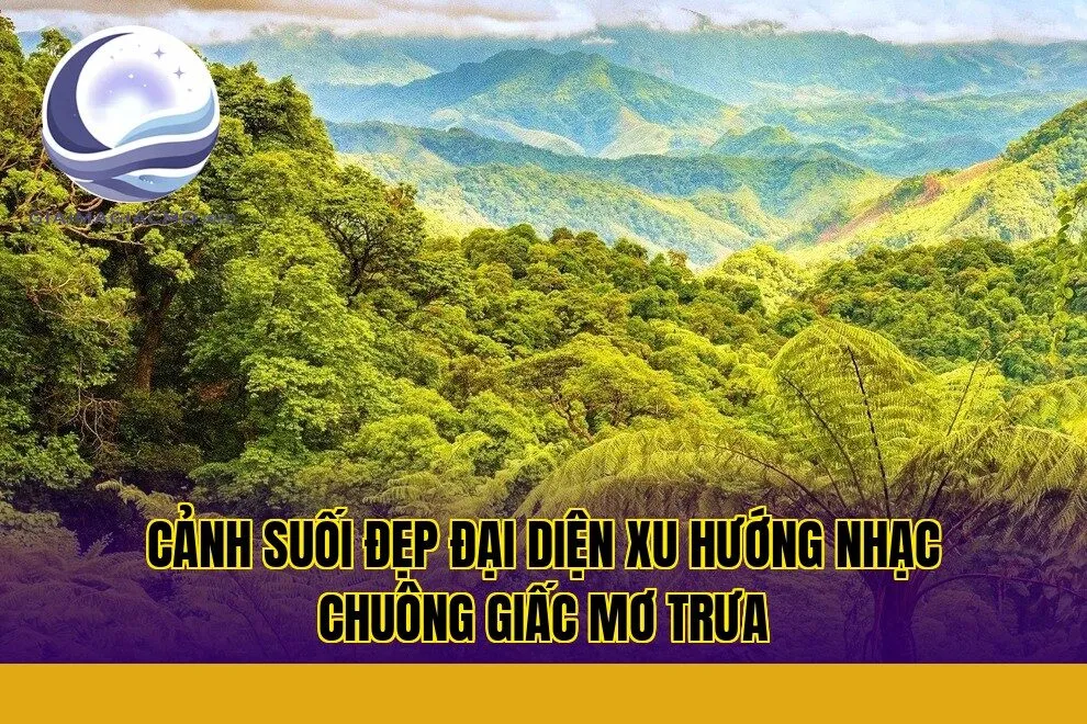 cảnh suối đẹp đại diện xu hướng nhạc chuông giấc mơ trưa
