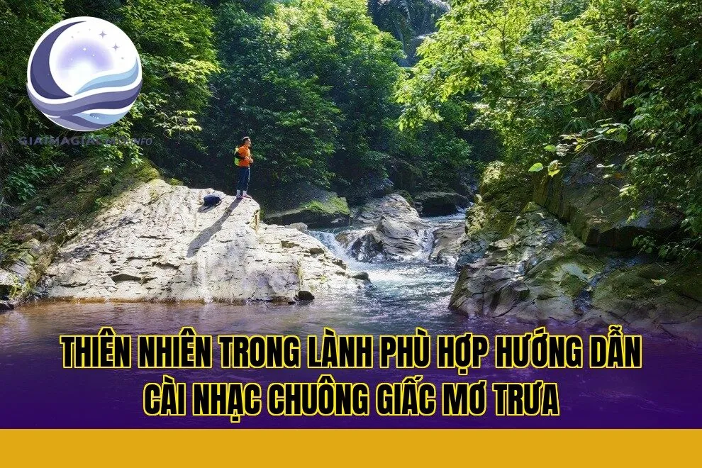 thiên nhiên trong lành phù hợp hướng dẫn cài nhạc chuông giấc mơ trưa