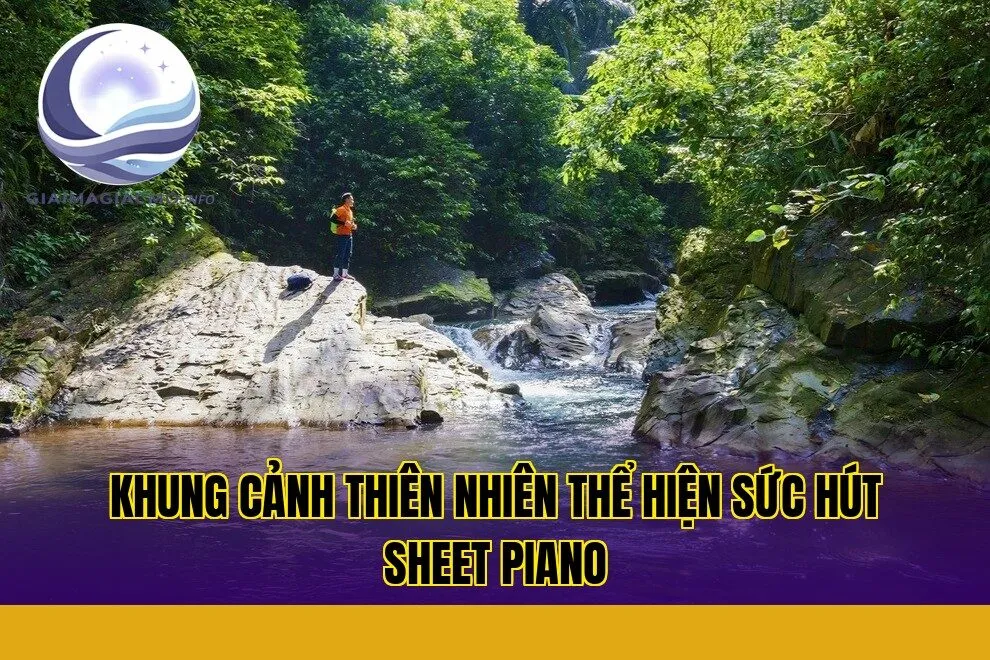 khung cảnh thiên nhiên thể hiện sức hút sheet piano