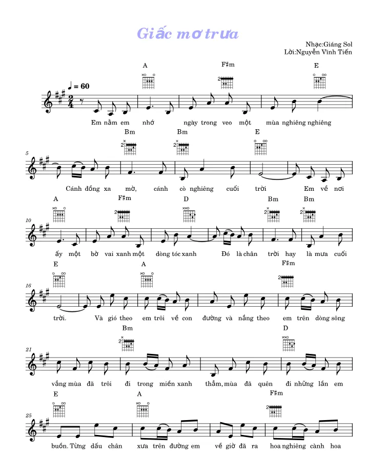 Giấc Mơ Trưa – Các Phiên Bản Nổi Bật