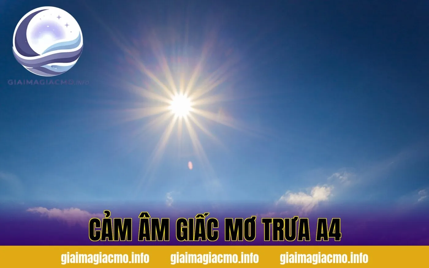 Cảm Âm Giấc Mơ Trưa A4