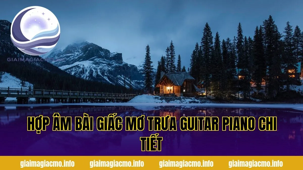 hợp âm bài giấc mơ trưa guitar piano chi tiết