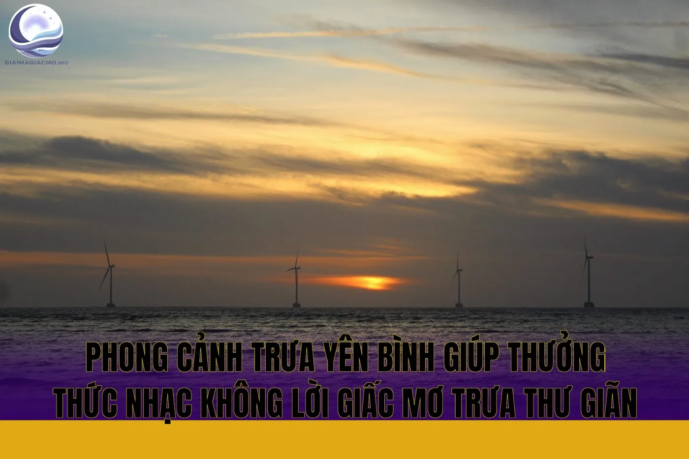 phong cảnh trưa yên bình giúp thưởng thức nhạc không lời giấc mơ trưa thư giãn