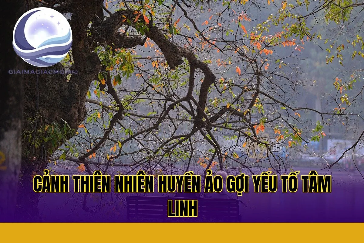 cảnh thiên nhiên huyền ảo gợi yếu tố tâm linh