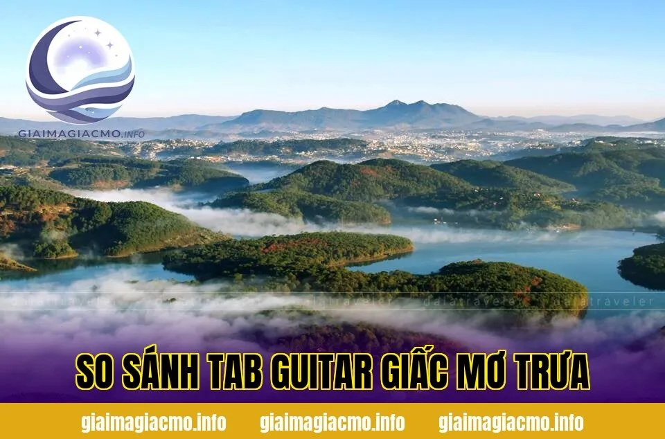 so sánh tab guitar giấc mơ trưa