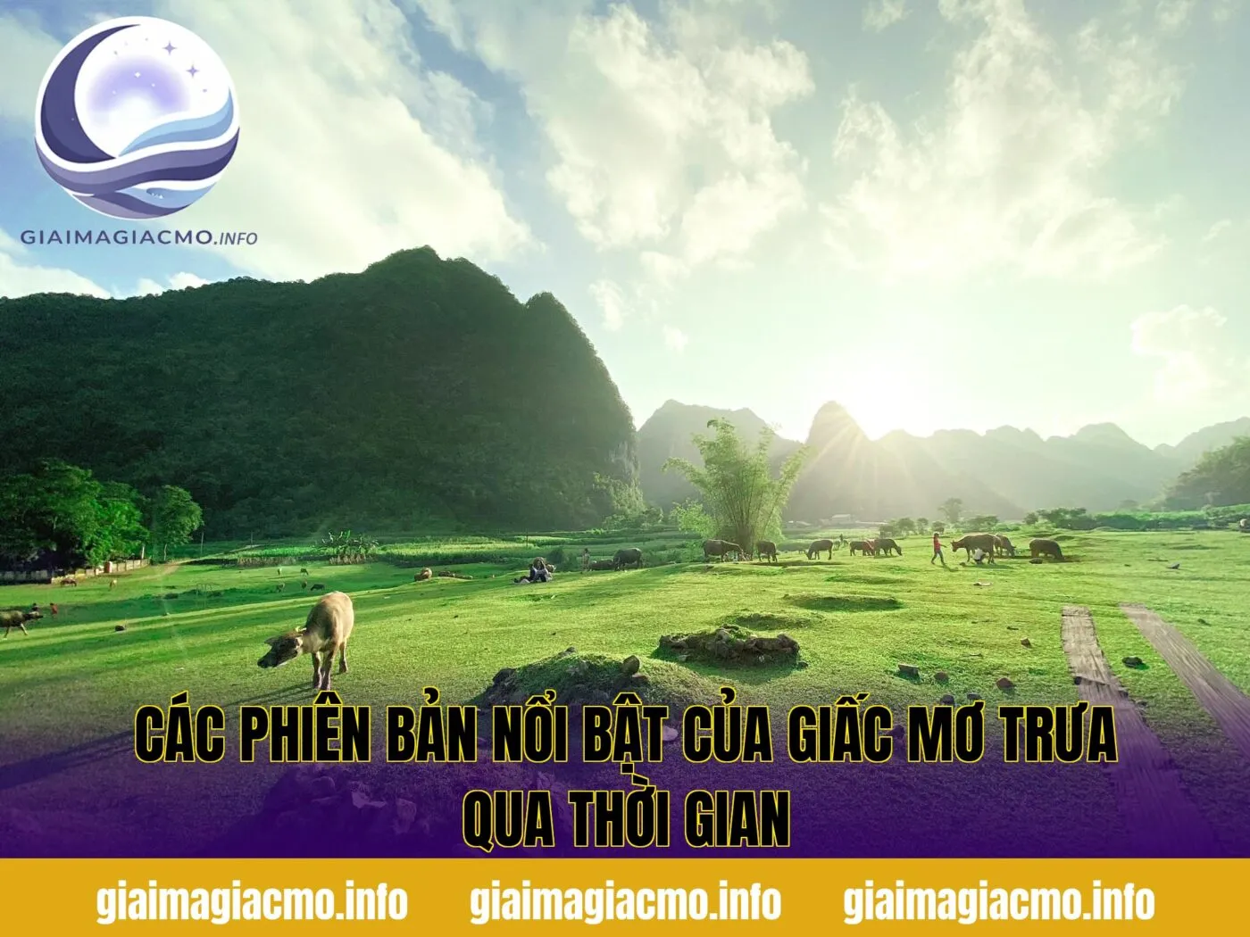 các phiên bản nổi bật của giấc mơ trưa qua thời gian