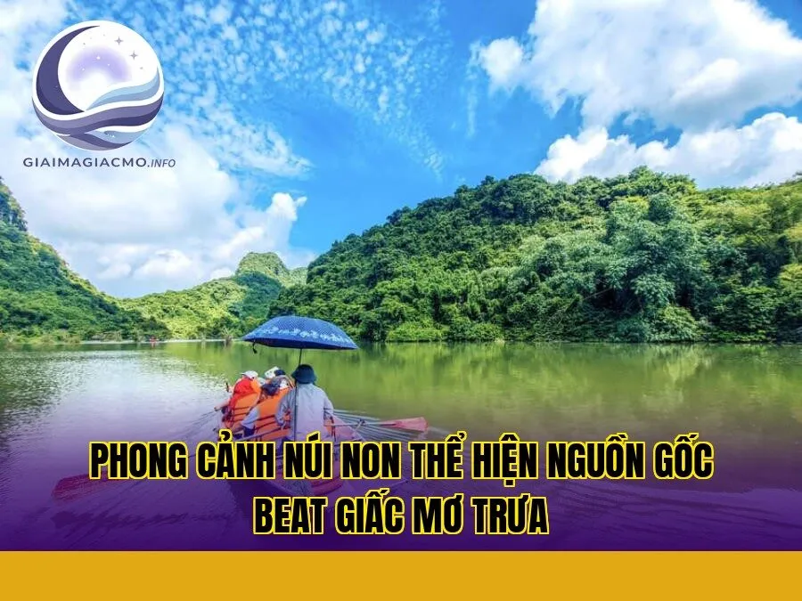 phong cảnh núi non thể hiện nguồn gốc beat giấc mơ trưa