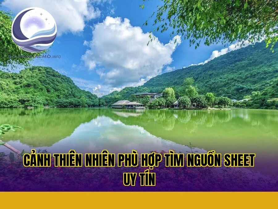 cảnh thiên nhiên phù hợp tìm nguồn sheet uy tín