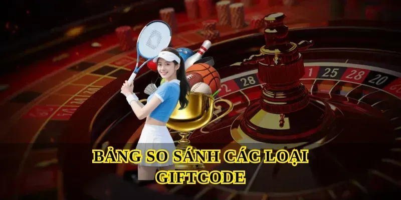 Bảng so sánh các loại Giftcode