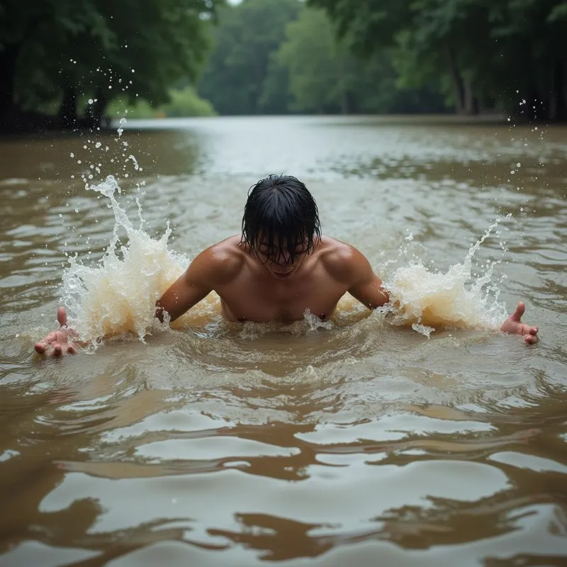 Bơi trong dòng nước đục ngầu